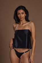 Charger l'image dans la galerie, Silk Cami Tank - Black