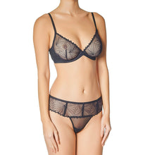 Cargar imagen en el visor de la galería, HUIT LENNA BLACK TANGA