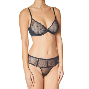 HUIT LENNA BLACK TANGA