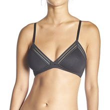 Load image into Gallery viewer, HUIT Sweet Cotton Black Bralette