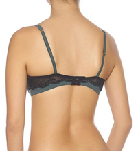 Load image into Gallery viewer, Midnight Treat Padded Bra - Green/Black